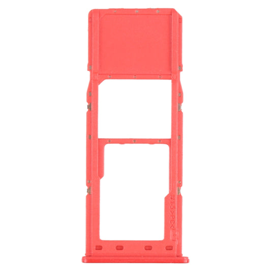 For Samsung Galaxy A12 SM-A125 SIM Card Tray + Micro SD Card Tray (Red) - Galaxy A Series Parts by PMC Jewellery | Online Shopping South Africa | PMC Jewellery | Buy Now Pay Later Mobicred