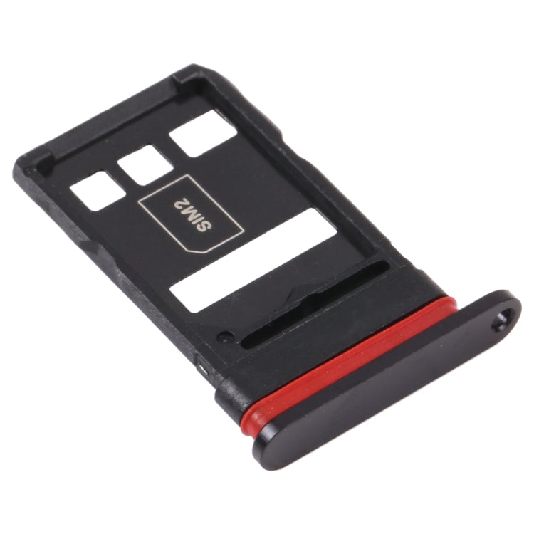 SIM Card Tray + SIM Card Tray for Huawei Nova 7 Pro 5G (Black) - Card Socket by PMc TechLife | Online Shopping South Africa | PMc TechLife | Buy Now Pay Later Mobicred