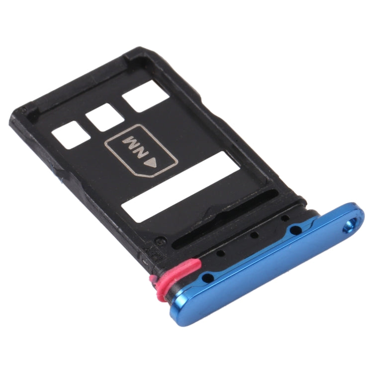 SIM Card Tray + NM Card Tray for Huawei P40 Pro (Blue) - Card Socket by PMc TechLife | Online Shopping South Africa | PMc TechLife | Buy Now Pay Later Mobicred