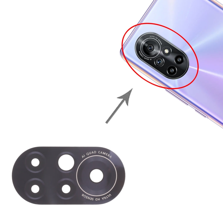 For Huawei Nova 8 5G 10pcs Back Camera Lens - Camera by PMC TechLife | Online Shopping South Africa | PMC TechLife | Buy Now Pay Later Mobicred