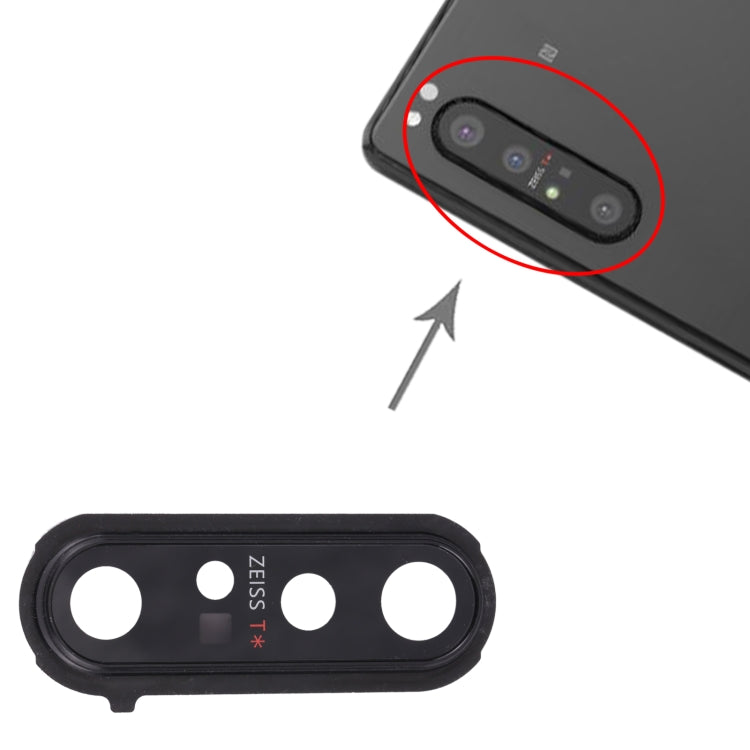 Camera Lens Cover for Sony Xperia 1 II (Black) - Camera by PMc TechLife | Online Shopping South Africa | PMc TechLife | Buy Now Pay Later Mobicred