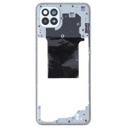 For OPPO Reno4 SE/A93 4G/Reno4 F/Reno4 Lite/F17 Pro PEAT00, PEAM00 Original Middle Frame Bezel Plate (Silver) - Frame Bezel Plate by PMC Jewellery | Online Shopping South Africa | PMC Jewellery | Buy Now Pay Later Mobicred