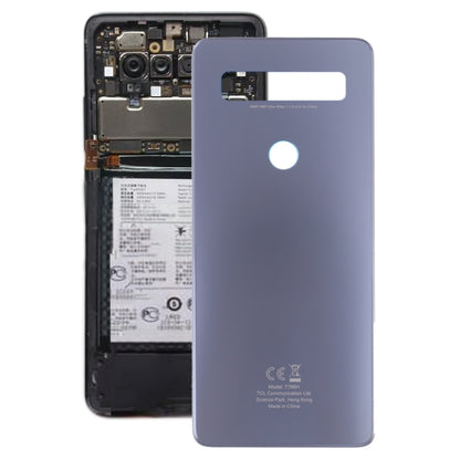 Original Battery Back Cover for TCL 10 SE T766H_EEA(Silver) - For TCL by PMC Jewellery | Online Shopping South Africa | PMC Jewellery | Buy Now Pay Later Mobicred