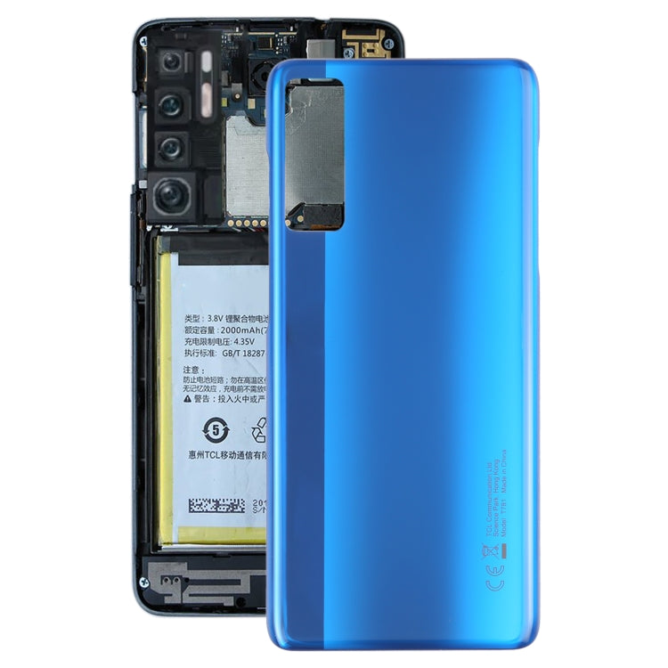 Original Battery Back Cover for TCL 20 5G T781, T781K, T781H(Blue) - For TCL by PMC Jewellery | Online Shopping South Africa | PMC Jewellery | Buy Now Pay Later Mobicred