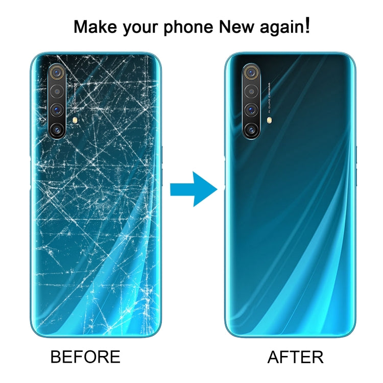 For OPPO Realme X3 / Realme X3 SuperZoom Battery Back Cover (Blue) - Back Cover by PMC Jewellery | Online Shopping South Africa | PMC Jewellery | Buy Now Pay Later Mobicred