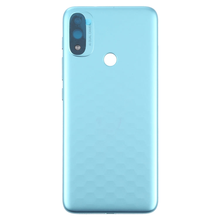 Original Battery Back Cover for Motorola Moto E20 XT2155 XT2155-1(Blue) - Back Cover by PMC TechLife | Online Shopping South Africa | PMC TechLife | Buy Now Pay Later Mobicred