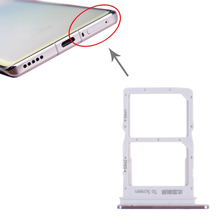 SIM Card Tray + SIM Card Tray for Huawei Nova 8 (Purple) - Card Socket by PMc TechLife | Online Shopping South Africa | PMc TechLife | Buy Now Pay Later Mobicred