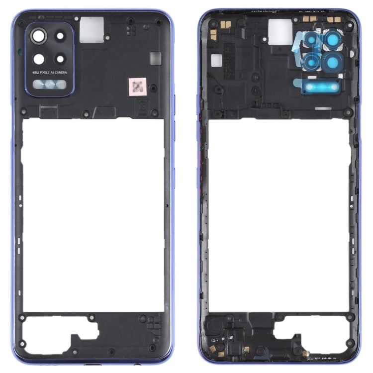 Middle Frame Bezel Plate for LG Q52 / K62 (Blue) - For LG by PMc TechLife | Online Shopping South Africa | PMc TechLife | Buy Now Pay Later Mobicred