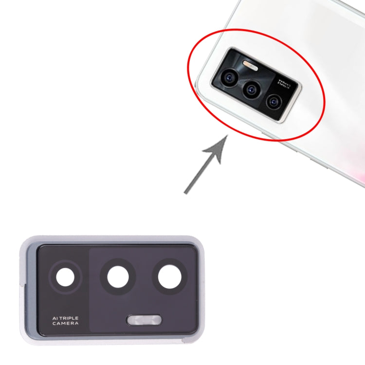 For Vivo S10e Back Camera Lens Frame (Black) - Camera Parts by PMc TechLife | Online Shopping South Africa | PMc TechLife | Buy Now Pay Later Mobicred