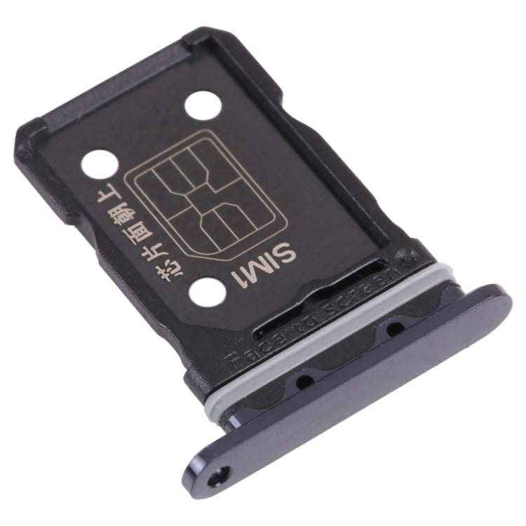 For OPPO Reno6 Pro 5G  SIM Card Tray + SIM Card Tray (Black) - Card Tray by PMc TechLife | Online Shopping South Africa | PMc TechLife | Buy Now Pay Later Mobicred