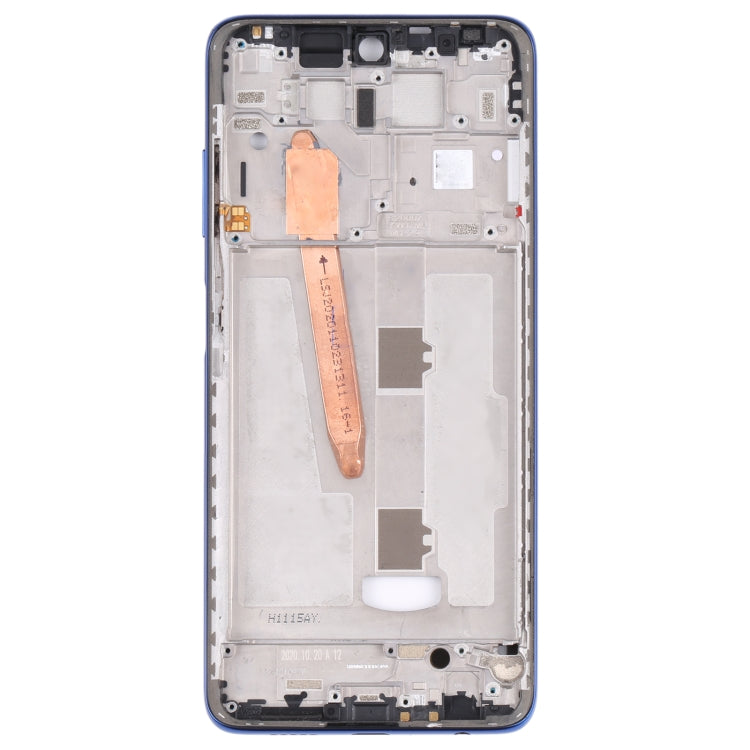 Original Middle Frame Bezel Plate for Xiaomi Poco X3 Pro (Blue) - Frame Bezel Plate by PMC TechLife | Online Shopping South Africa | PMC TechLife | Buy Now Pay Later Mobicred