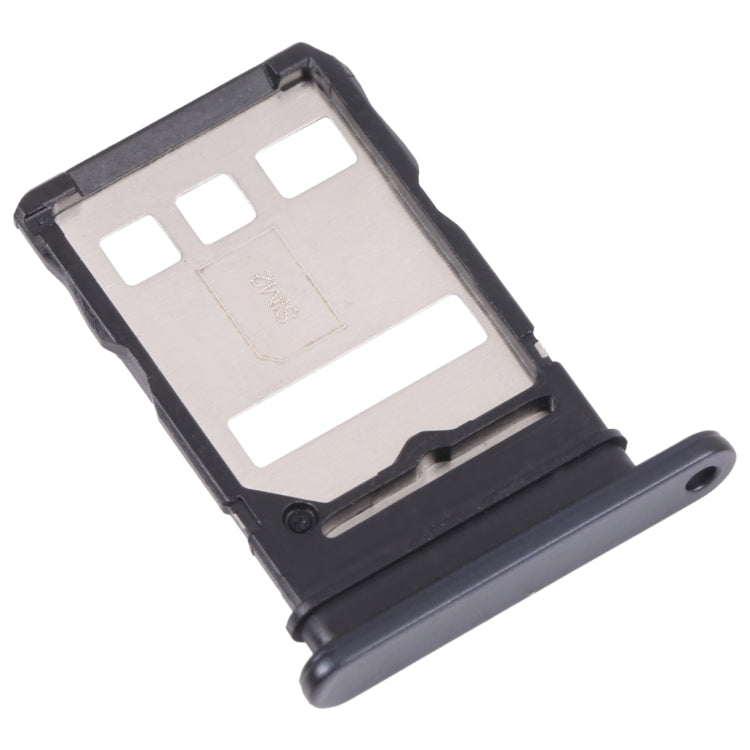 SIM Card Tray + SIM Card Tray for Honor 60 (Black) - Card Socket by PMc TechLife | Online Shopping South Africa | PMc TechLife | Buy Now Pay Later Mobicred