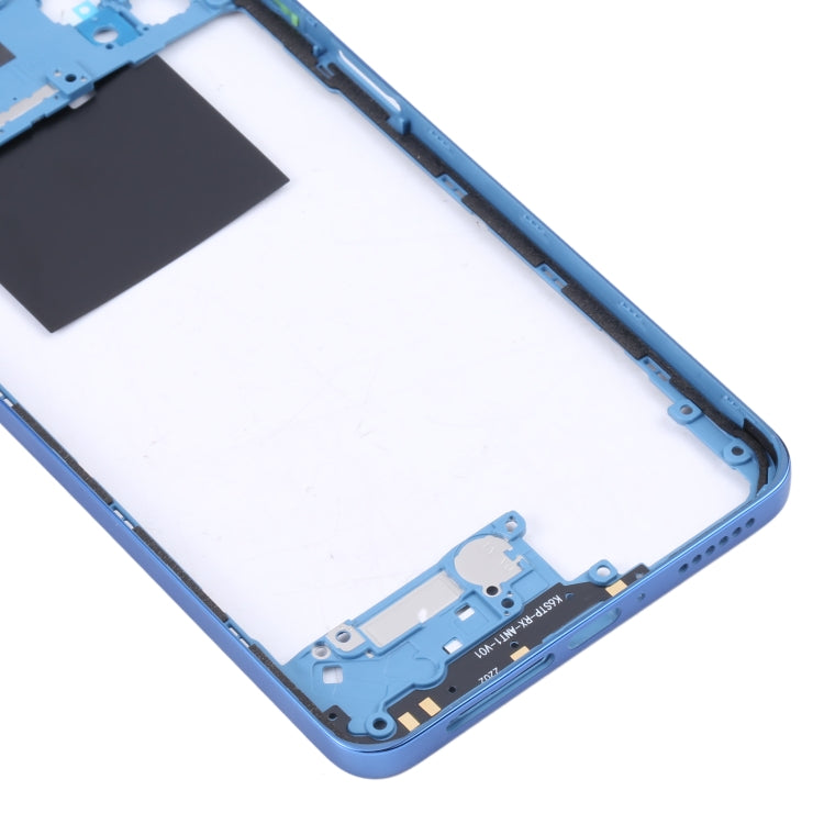 Middle Frame Bezel Plate for Xiaomi Poco X4 Pro 5G/Redmi Note 11E Pro(Dark Blue) - Frame Bezel Plate by PMC Jewellery | Online Shopping South Africa | PMC Jewellery | Buy Now Pay Later Mobicred
