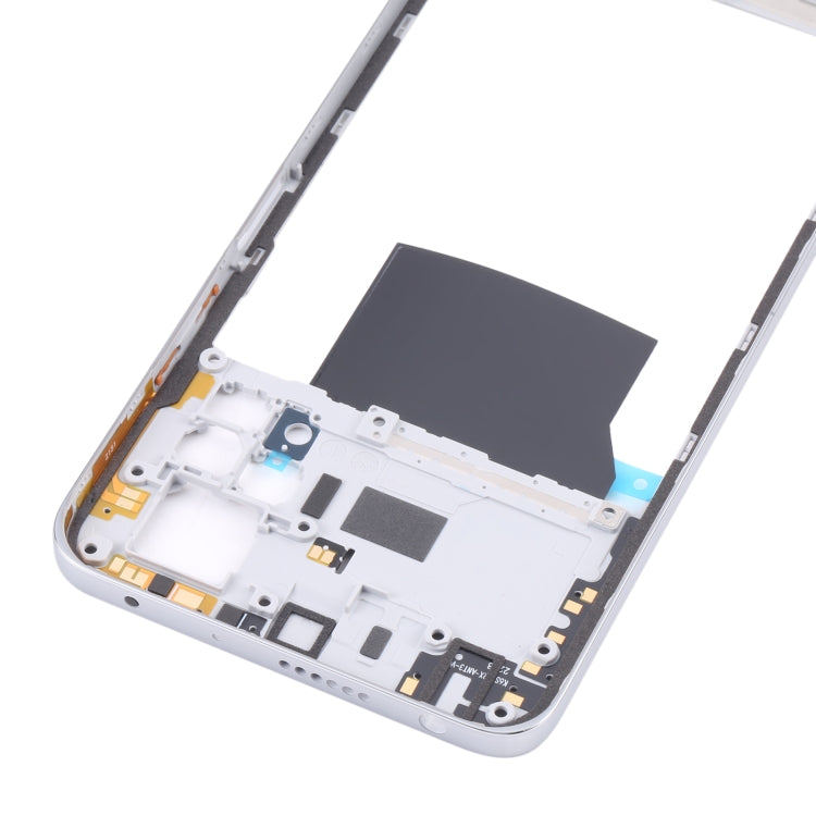 Middle Frame Bezel Plate for Xiaomi Poco X4 Pro 5G/Redmi Note 11E Pro(Silver) - Frame Bezel Plate by PMC TechLife | Online Shopping South Africa | PMC TechLife | Buy Now Pay Later Mobicred