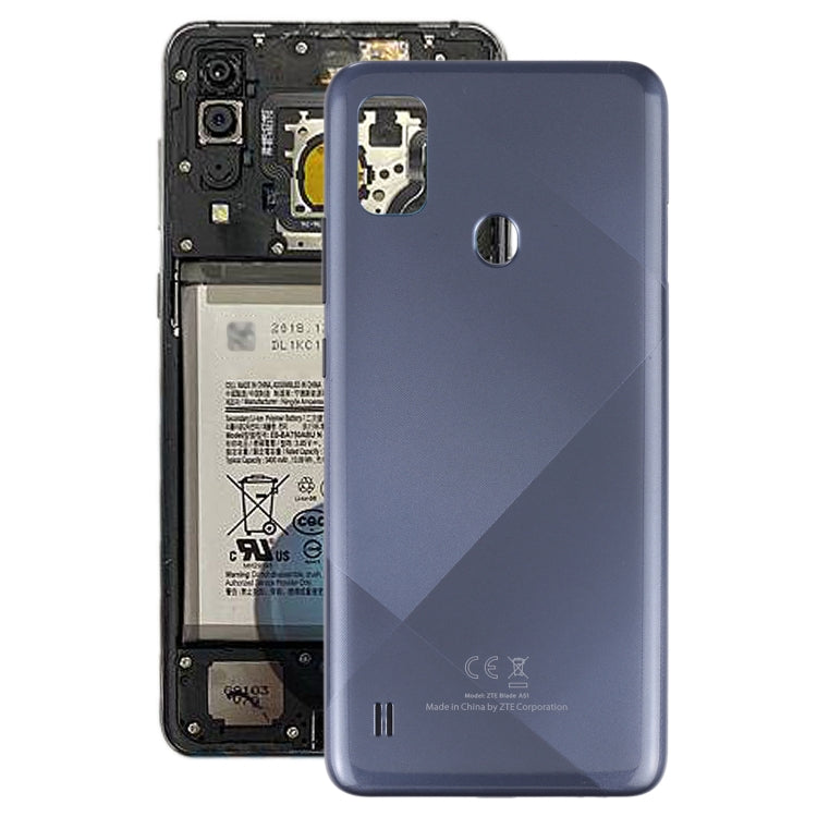 Battery Back Cover for ZTE Blade A51 2021(Grey) - For ZTE by PMC TechLife | Online Shopping South Africa | PMC TechLife | Buy Now Pay Later Mobicred