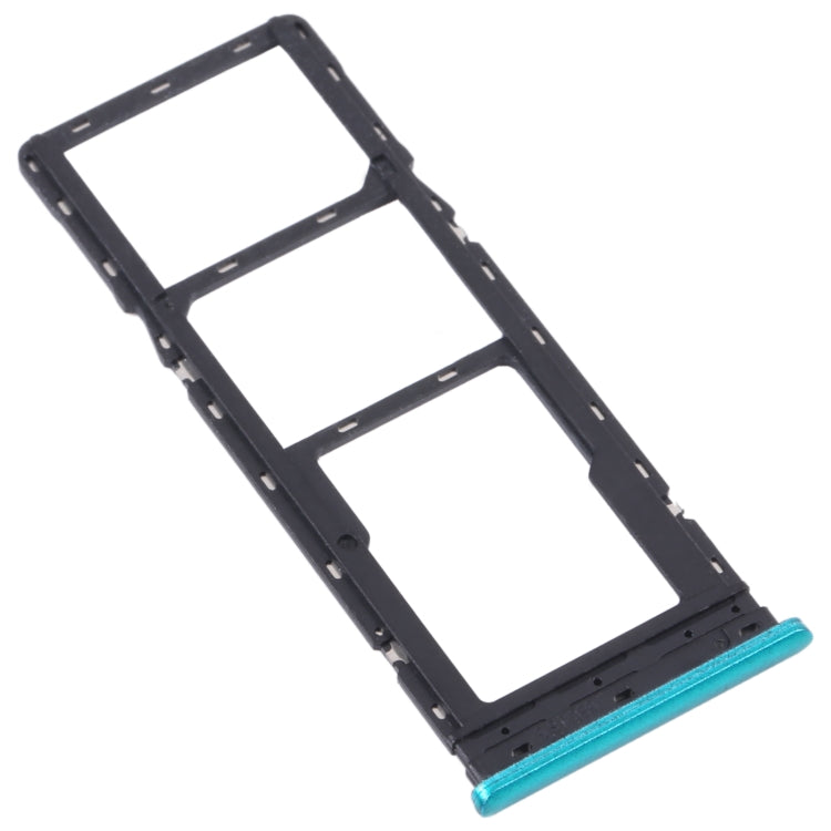 For Infinix Note 7 X690B X690 SIM Card Tray + SIM Card Tray + Micro SD Card Tray (Green) - Card Tray by PMc TechLife | Online Shopping South Africa | PMc TechLife | Buy Now Pay Later Mobicred