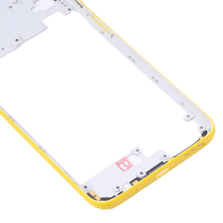 Original Middle Frame Bezel Plate for Xiaomi Poco M3 Pro 5G M2103K19PG M2103K19PI (Yellow) - Frame Bezel Plate by PMC TechLife | Online Shopping South Africa | PMC TechLife | Buy Now Pay Later Mobicred