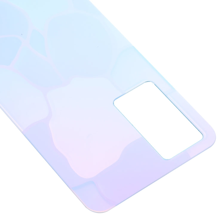 For vivo Y75 4G 2022/V23e Glass Battery Back Cover (Blue) - Back Cover by PMC TechLife | Online Shopping South Africa | PMC TechLife | Buy Now Pay Later Mobicred