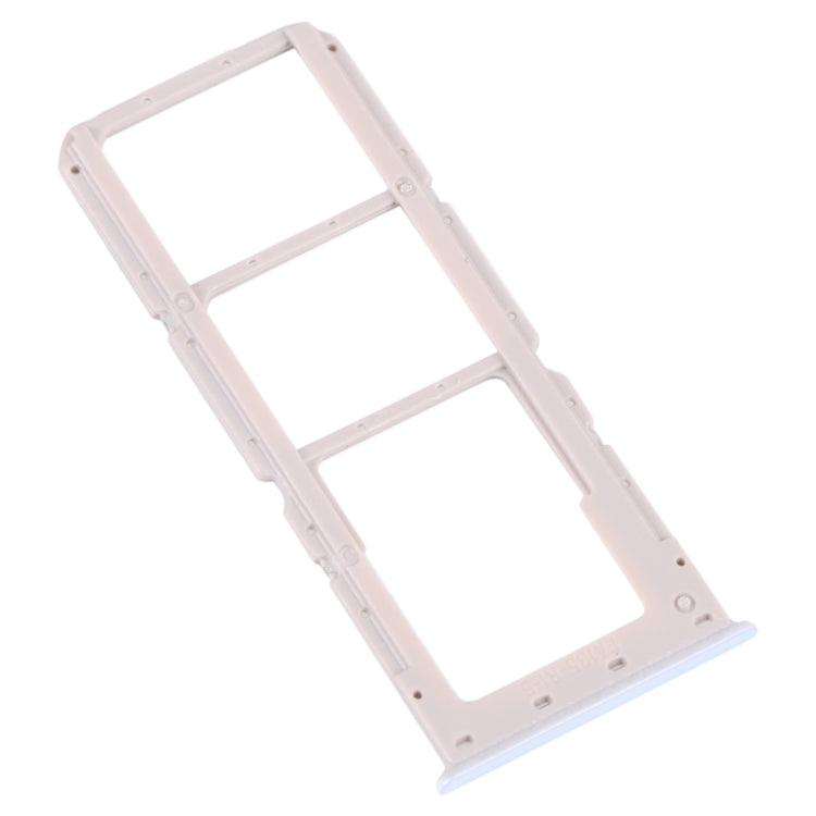 For OPPO A52 4G SIM Card Tray + SIM Card Tray + Micro SD Card Tray (White) - Card Socket by PMc TechLife | Online Shopping South Africa | PMc TechLife | Buy Now Pay Later Mobicred
