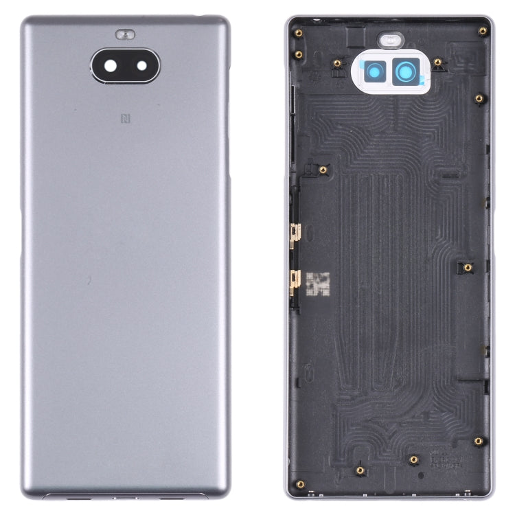 For Sony Xperia 10 Original Battery Back Cover(Silver) - Back Cover by PMC TechLife | Online Shopping South Africa | PMC TechLife | Buy Now Pay Later Mobicred