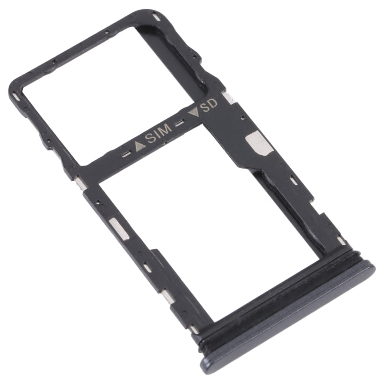 For TCL 30 XE 5G T767W Original SIM Card Tray + Micro SD Card Tray(Black) - For TCL by PMC TechLife | Online Shopping South Africa | PMC TechLife | Buy Now Pay Later Mobicred