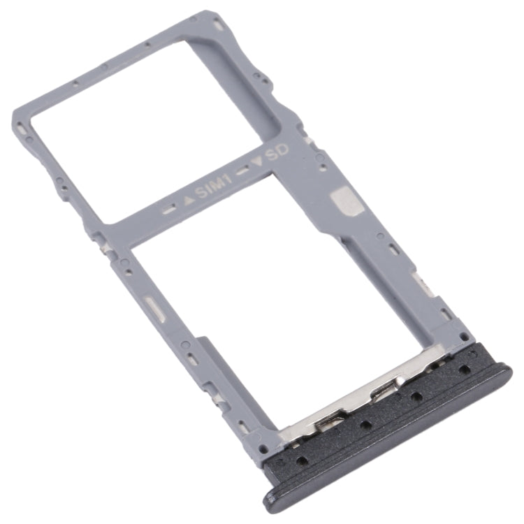 For TCL 20 XE Original SIM Card Tray + Micro SD Card Tray(Black) - For TCL by PMC TechLife | Online Shopping South Africa | PMC TechLife | Buy Now Pay Later Mobicred