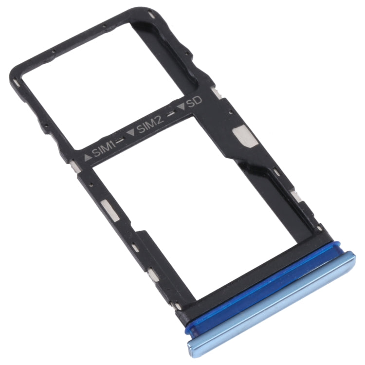 For TCL 30 / 30+ / 30 5G Original SIM Card Tray + Micro SD Card Tray(Blue) - For TCL by PMC Jewellery | Online Shopping South Africa | PMC Jewellery | Buy Now Pay Later Mobicred
