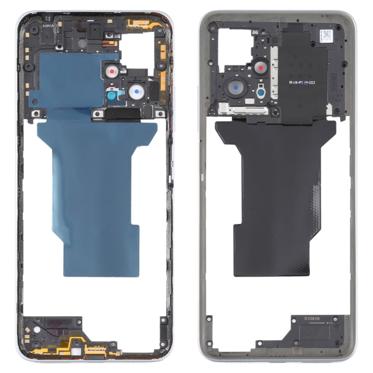 For Xiaomi Redmi Note 11T Pro / Note 11T Pro+ / Poco X4 GT Middle Frame Bezel Plate (Silver) - Frame Bezel Plate by PMC TechLife | Online Shopping South Africa | PMC TechLife