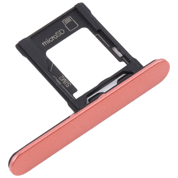 For Sony Xperia XZ1 Compact Original SIM Card Tray + Micro SD Card Tray (Orange) - Card Tray by PMC TechLife | Online Shopping South Africa | PMC TechLife | Buy Now Pay Later Mobicred