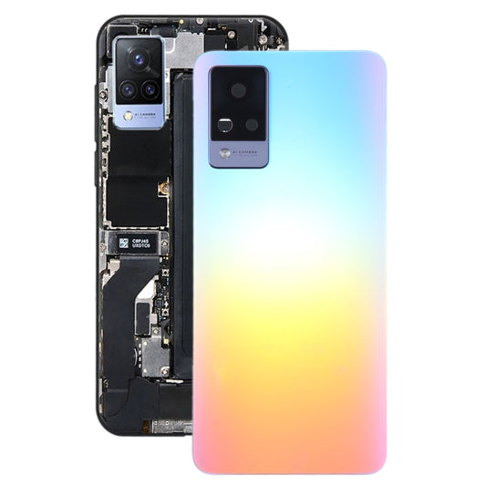 For vivo V21 Original Battery Back Cover with Camera Lens Cover(Colour) - Back Cover by PMC Jewellery | Online Shopping South Africa | PMC Jewellery