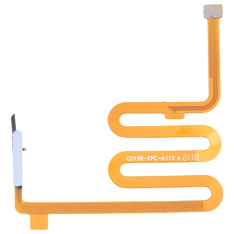 For Infinix Note 10 Pro NFC X695 Original Fingerprint Sensor Flex Cable (Silver) - Flex Cable by PMC Jewellery | Online Shopping South Africa | PMC Jewellery | Buy Now Pay Later Mobicred