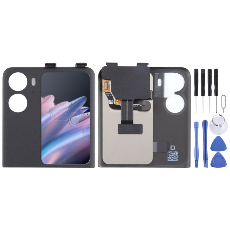 Original LCD Secondary Screen for OPPO Find N2 Flip With Digitizer Full Assembly (Black) - LCD Screen by PMC TechLife | Online Shopping South Africa | PMC TechLife