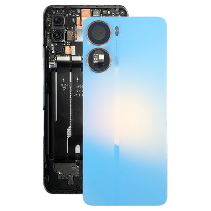 For ZTE Blade V40 Design Battery Back Cover(Blue) - For ZTE by PMC Jewellery | Online Shopping South Africa | PMC Jewellery