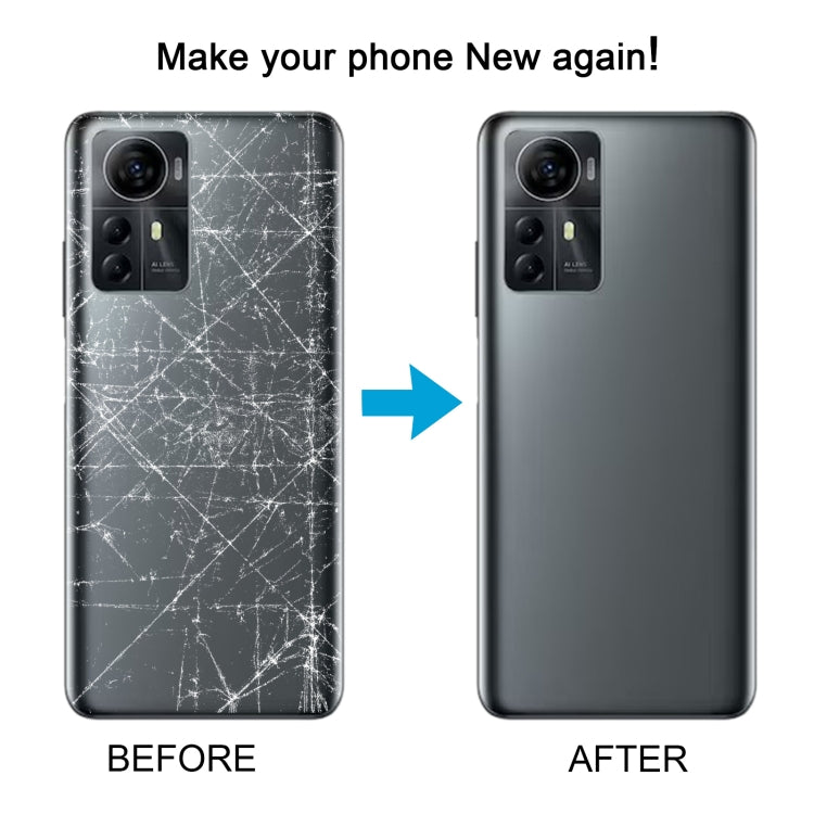 For ZTE Blade V41 Smart Battery Back Cover(Grey) - For ZTE by PMC TechLife | Online Shopping South Africa | PMC TechLife