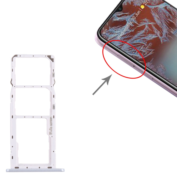 For Nokia G10 Original SIM + SIM + Micro SD Card Tray (Silver) - Card Tray by PMC TechLife | Online Shopping South Africa | PMC TechLife