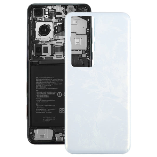 For Huawei P60 Battery Back Cover(White) - Back Cover by PMC Jewellery | Online Shopping South Africa | PMC Jewellery | Buy Now Pay Later Mobicred