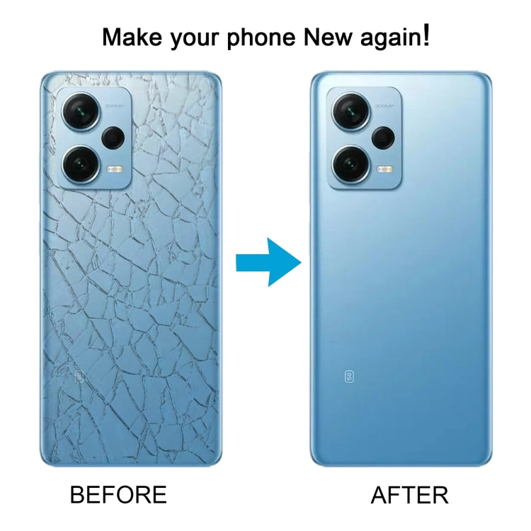 For Xiaomi Redmi Note 12 Pro+ OEM Glass Material Battery Back Cover(Blue) - Back Cover by PMC TechLife | Online Shopping South Africa | PMC TechLife | Buy Now Pay Later Mobicred