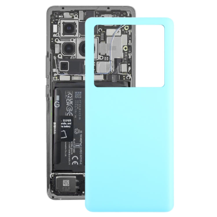 For vivo X80 Pro OEM Glass Material Battery Back Cover(Blue) - Back Cover by PMC TechLife | Online Shopping South Africa | PMC TechLife