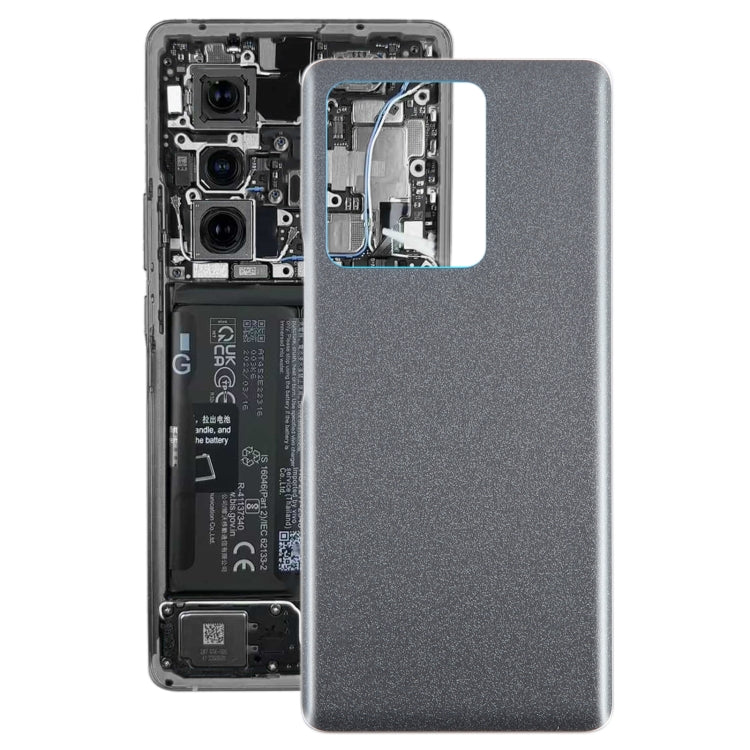 For vivo V27 OEM Glass Material Battery Back Cover(Black) - Back Cover by PMC TechLife | Online Shopping South Africa | PMC TechLife | Buy Now Pay Later Mobicred