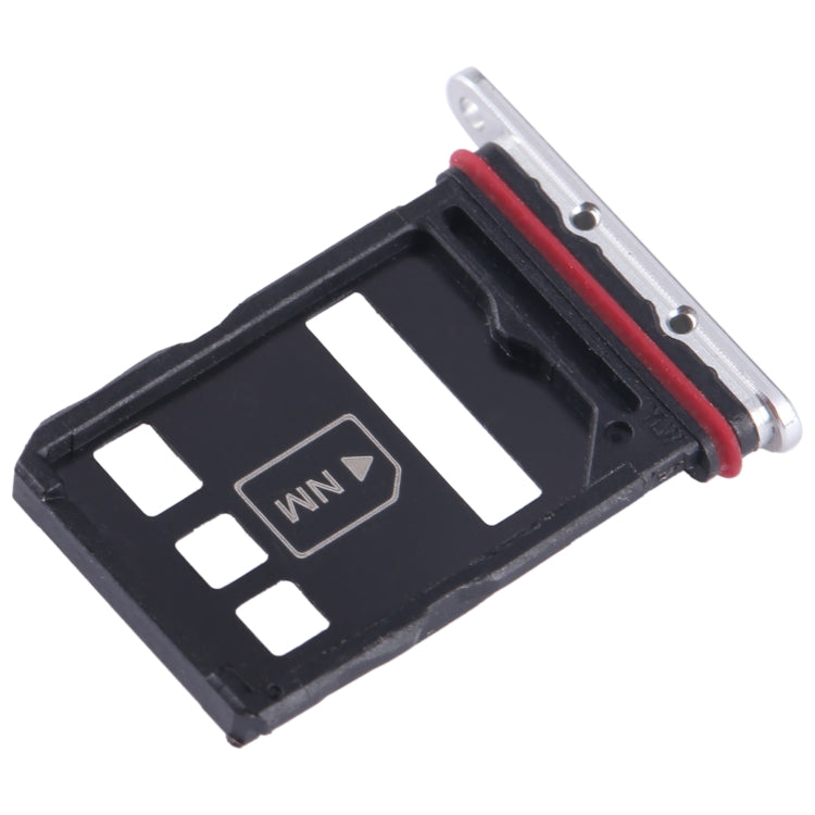 For Huawei P50E SIM + NM Card Tray (Silver) - Card Socket by PMc TechLife | Online Shopping South Africa | PMc TechLife | Buy Now Pay Later Mobicred