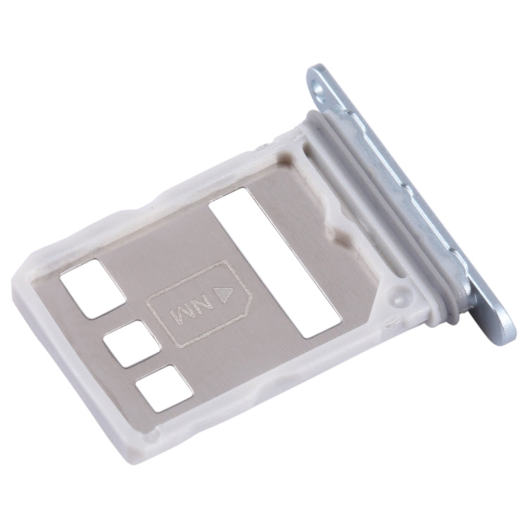 For Huawei Mate 60 Pro+ SIM + NM Card Tray (Silver) - Card Socket by PMc TechLife | Online Shopping South Africa | PMc TechLife | Buy Now Pay Later Mobicred