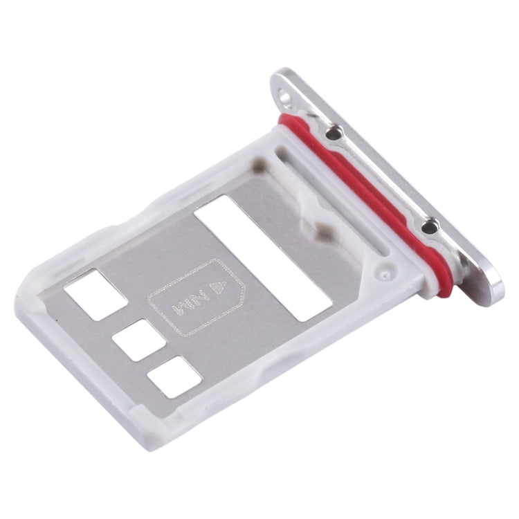 For Huawei Mate 50 SIM + NM Card Tray (Silver) - free shipping - PMc TechLife - Order now!