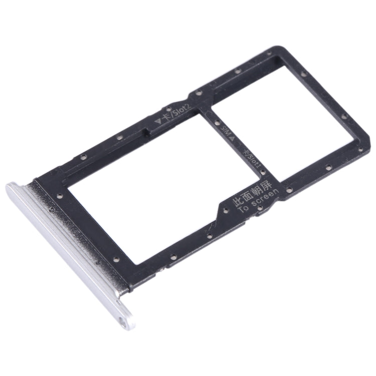 For Honor Play 20A SIM + SIM / Micro SD Card Tray (Silver) - free shipping - PMc TechLife - Order now!
