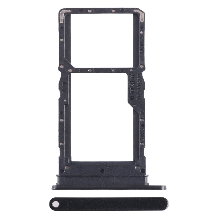 For Honor Play6C SIM + SIM / Micro SD Card Tray (Black) - Card Socket by PMc TechLife | Online Shopping South Africa | PMc TechLife | Buy Now Pay Later Mobicred