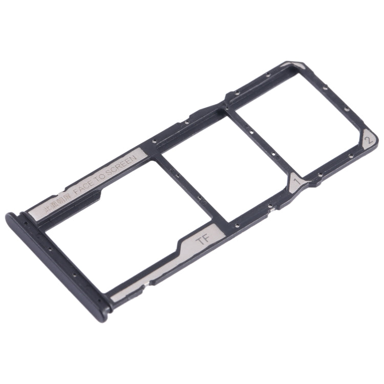 For Xiaomi Poco M4 Pro SIM Card Tray + SIM Card Tray + Micro SD Card Tray (Black) - Card Tray by PMC Jewellery | Online Shopping South Africa | PMC Jewellery