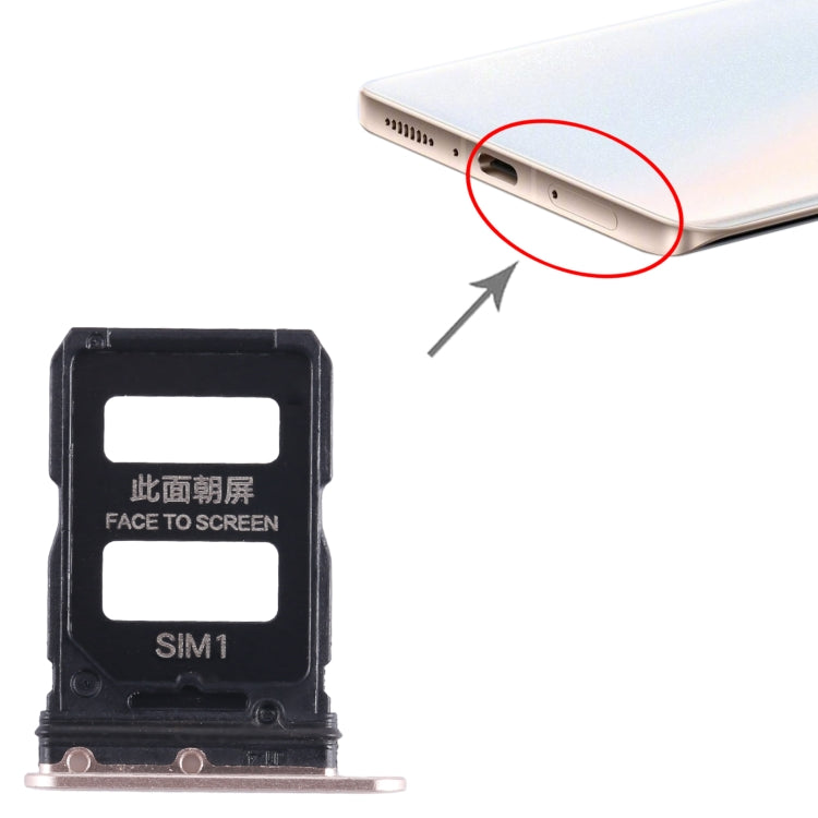 For Xiaomi Civi 1S SIM Card Tray + SIM Card Tray (Gold) - Card Tray by PMC TechLife | Online Shopping South Africa | PMC TechLife