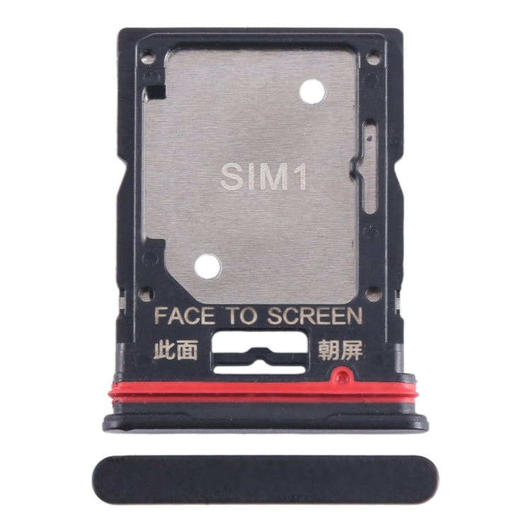 For Xiaomi Redmi K50i SIM Card Tray + SIM Card Tray / Micro SD Card Tray (Black) - Card Tray by PMC TechLife | Online Shopping South Africa | PMC TechLife