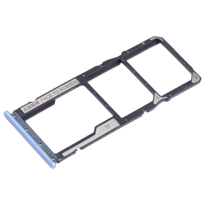 For Xiaomi Poco M5 4G SIM Card Tray + SIM Card Tray + Micro SD Card Tray (Blue) - Card Tray by PMC Jewellery | Online Shopping South Africa | PMC Jewellery