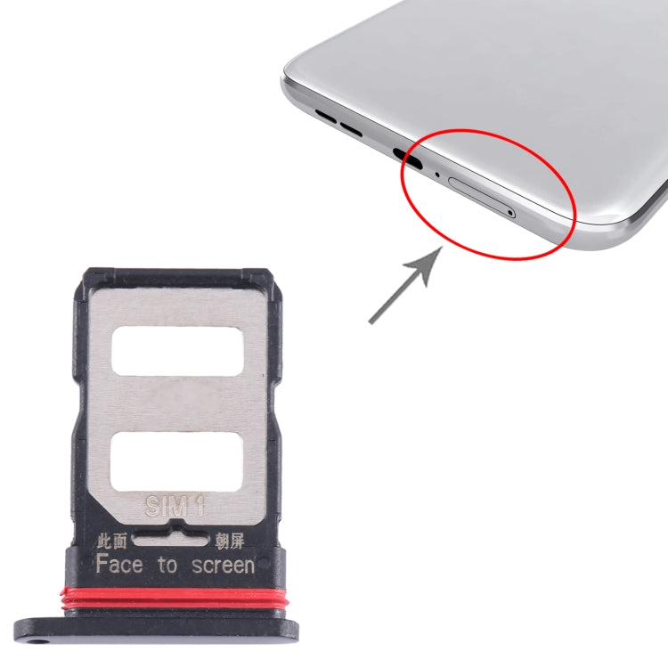 For Xiaomi Redmi K60e SIM Card Tray + SIM Card Tray (Black) - Card Tray by PMC TechLife | Online Shopping South Africa | PMC TechLife