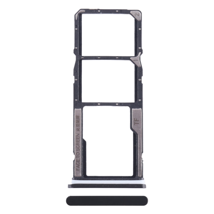 For Xiaomi Poco  C51 SIM Card Tray + SIM Card Tray + Micro SD Card Tray (Black) - free shipping - PMC TechLife - Order now!